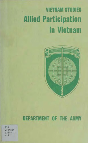 Allied Participation In Vietnam James Lawton Collins