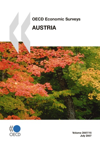 Oecd Economic Surveys Austria Volume 2007 Issue 15 Oecd
