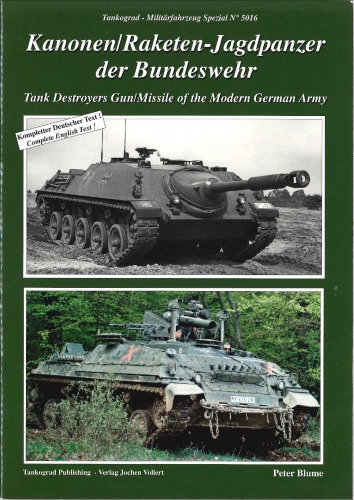 Kanonenjagdpanzer Und Raketenjagdpanzer Der Bundeswehr Peter Blume