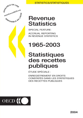 Revenue Statistics 19652003 2004th Ed Oecd