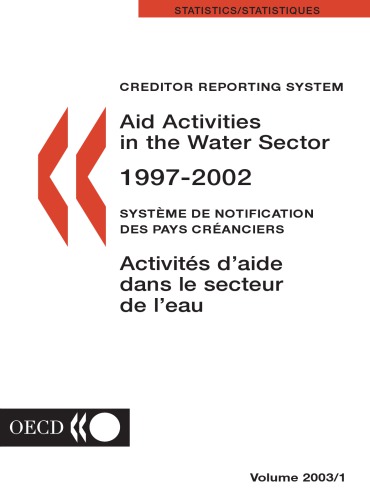 Aid Activities To The Water Sector 19972002 Activits Daide Dans Le Secteur De Leau 19972002 Comit Daide Au Dveloppement Oecd