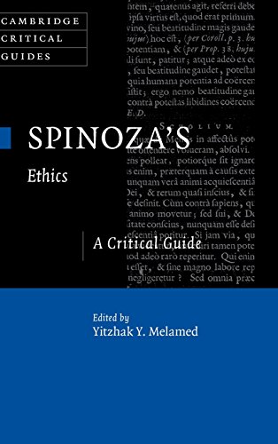 Spinozas Ethics A Critical Guide Yitzhak Y Melamed
