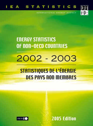 Energy Statistics Of Nonoecd Countries 20022003 Oecd