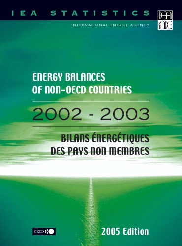 Energy Balances Of Nonoecd Countries 2002 Oecd