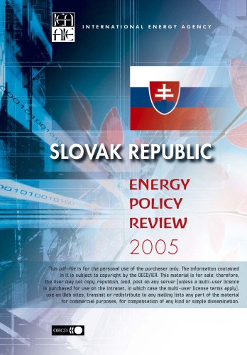 Slovak Republic Energy Policy Review 2005 Oecd