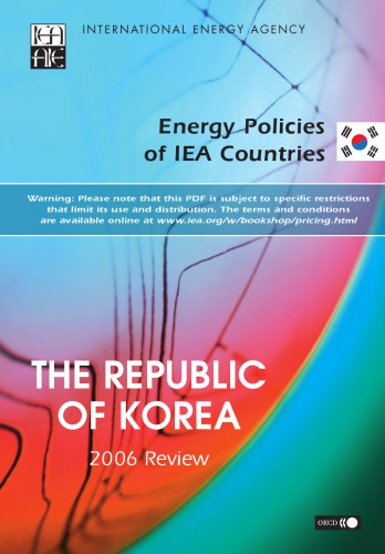 Energy Policies Of Iea Countries The Republic Of Korea 2006 Review Oecd