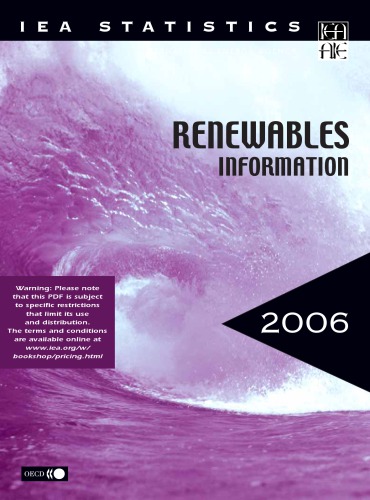Renewables Information 2006 Edition Oecd