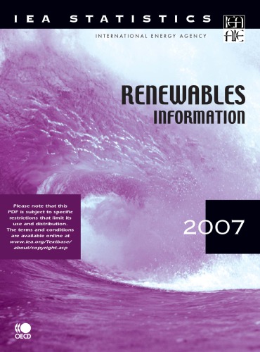 Renewables Information 2007 Oecd
