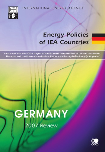 Energy Policies Of Iea Countries Germany 2007 Oecd