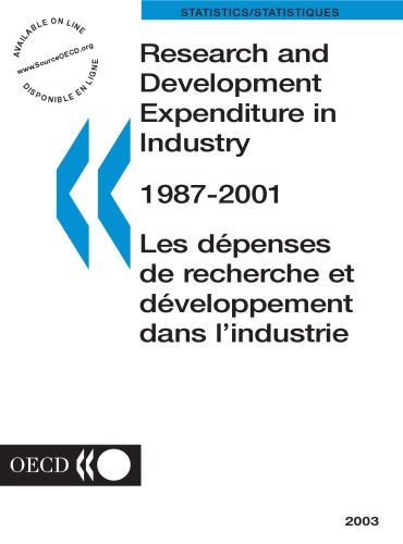 Research And Development Expediture In Industry 19872001 Les Depenses De Recherche Et Developpement Dans Lindustrie 19872001 Coll