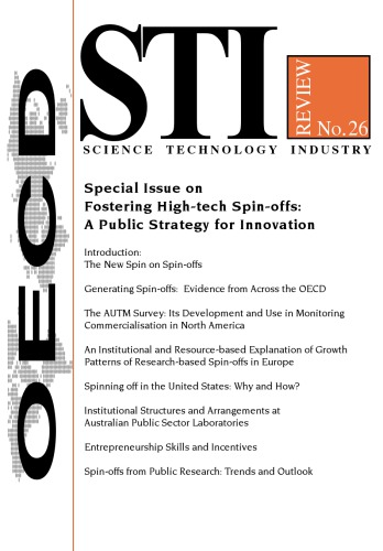 Special Issue On Fostering Hightech Spinoffs A Public Strategy For Innovation Oecd
