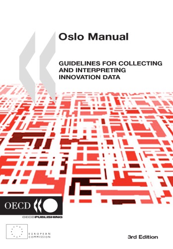 Oslo Manual Guidelines For Collecting And Interpreting Innovation Data 3 Ed Oecd