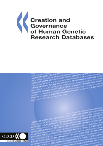 Creation And Governance Of Human Genetic Research Databases Oecd