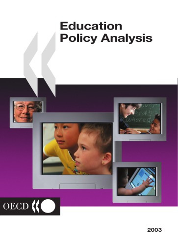 Education Policy Analysis 2003 Oecd