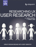 Researching Ux 1st Edition James Lang Emma Howell
