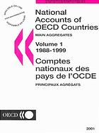 National Accounts Of Oecd Countries Vol 1 Main Aggregates 19881999 Oecd