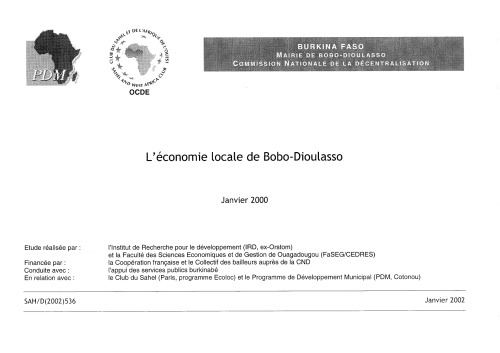 Ecoloc Gerer Leconomie Localement En Afrique Evaluation Et Prospective Oecd