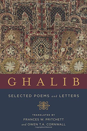 Selected Poems And Letters Mirza Asadullah Khan Ghalib