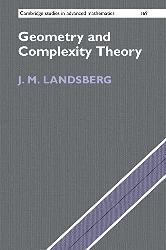 Geometry And Complexity Theory 1st Edition J M Landsberg