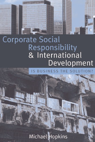 Corporate Social Responsibility And International Development Is Business The Solution Hopkins