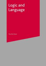Logic And Language Neville Dean Auth