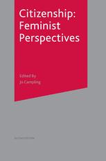 Citizenship Feminist Perspectives Ruth Lister