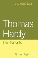 Thomas Hardy The Novels Norman Page Auth