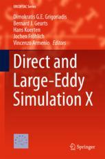 Direct And Largeeddy Simulation X 1st Edition Dimokratis Ge Grigoriadis Et Al Eds