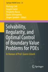 Solvability Regularity And Optimal Control Of Boundary Value Problems For Pdes In Honour Of Prof Gianni Gilardi 1st Edition Pierluigi Colli Et Al Eds