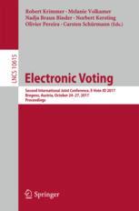 Electronic Voting Second International Joint Conference Evoteid 2017 Bregenz Austria October 2427 2017 Proceedings 1st Edition Robert Krimmer Et Al Eds