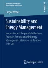Sustainability And Energy Management Innovative And Responsible Business Practices For Sustainable Energy Strategies Of Enterprises In Relation With Csr 1st Edition Gregor Weber Auth