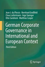 German Corporate Governance In International And European Context 3rd Edition Jean J Du Plessis Et Al