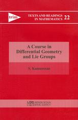 A Course In Differential Geometry And Lie Groups S Kumaresan Auth