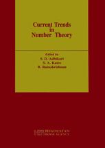 Current Trends In Number Theory 1st Edition Sukumar Das Adhikari