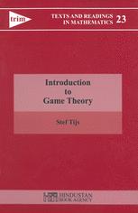 Introduction To Game Theory 1st Edition Stef Tijs Auth