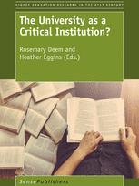 The University As A Critical Institution 1st Edition Rosemary Deem