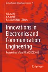 Innovations In Electronics And Communication Engineering Proceedings Of The Fifth Iciece 2016 1st Edition H S Saini