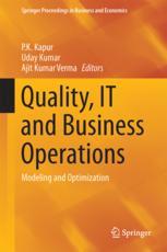 Quality It And Business Operations Modeling And Optimization 1st Edition Pk Kapur