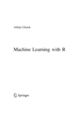 Machine Learning With R Abhijit Ghatak