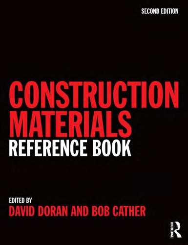 Construction Materials Reference Book 2nd David Doran Bob Cather
