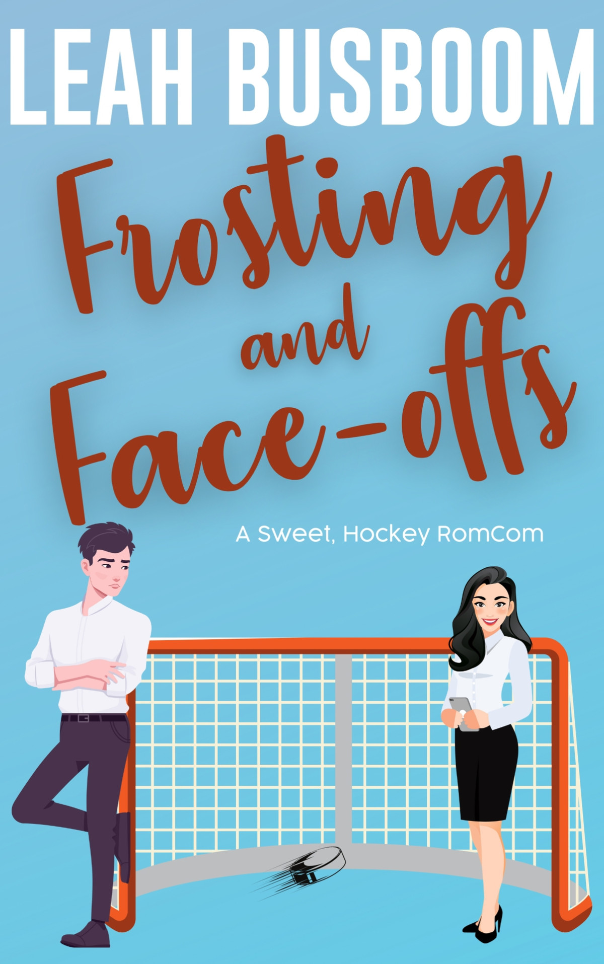 Frosting And Faceoffs A Short Sweet Enemies To Lovers Hockey Rom Com Golden Stars Hockey Book 2 Leah Busboom
