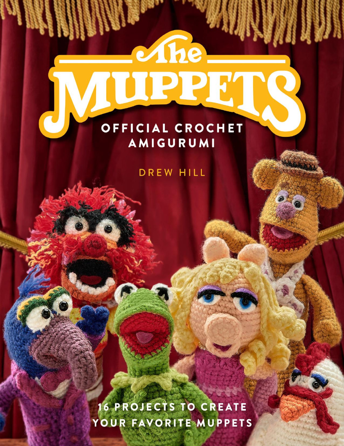 The Muppets Official Crochet Amigurumi Drew Hill