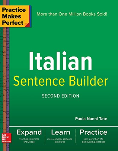 Italian Sentence Builder 2nd Ed 2nd Edition Paola Nannitate