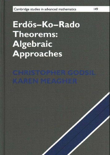 Erds Ko Rado Theorems Algebraic Approaches Chris Godsil