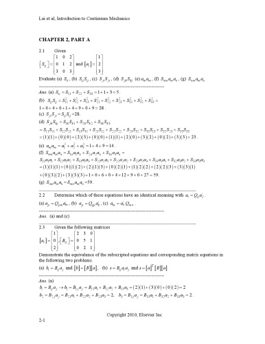Introduction To Continuum Mechanics Solutions Manual 4th W Michael Lai