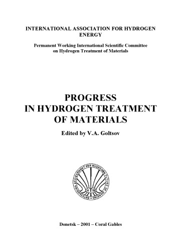 Progress In Hydrogen Treatment Of Materials Va Goltsov Ed