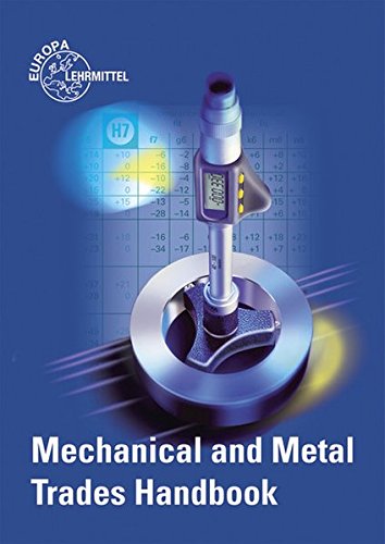 Mechanical And Metal Trades Handbook 3rd English Ed Ulrich Fischer