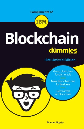 Blockchain For Dummies Manav Gupta