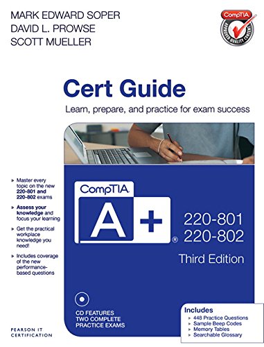Comptia A 220801 And 220802 Cert Guide 3rd Edition Mark Edward Soper