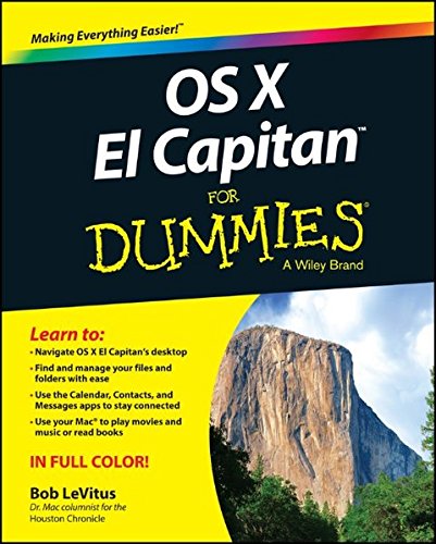 Os X El Capitan For Dummies 1st Edition Bob Levitus